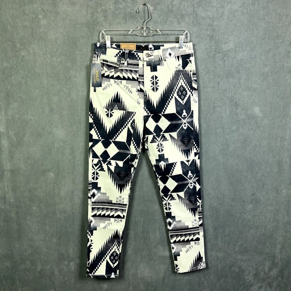 Polo Ralph Lauren Jeans Womens Size 30 Tompkins Skinny High Rise Ankle Western